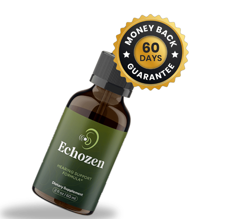 EchoZen natural hearing support supplement drop for tinnitus relief and ear health
